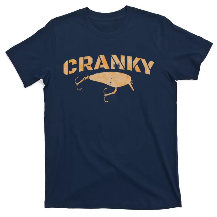 Crankbait Fishing Lure Cranky Funny Gift Ideas For Fishing T-Shirt