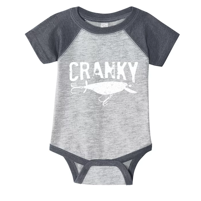 Crankbait Fishing Lure Humor Fishermen Infant Baby Jersey Bodysuit