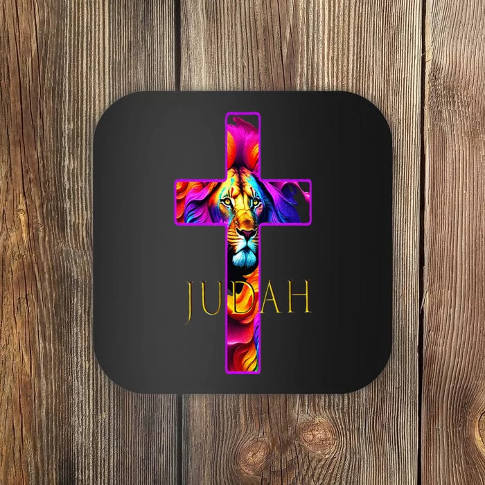 Christian Faith Lion Of Judah Gift Coaster