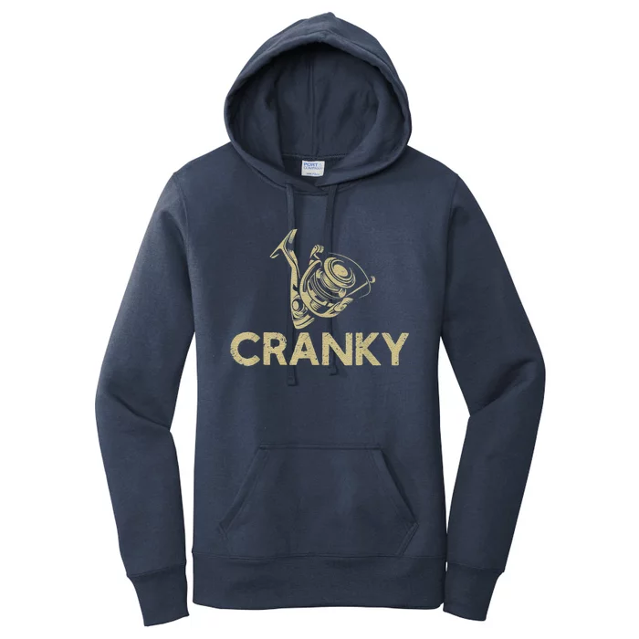 Crankbait Fishing Lure Cranky Funny Gift Ideas For Fishing Women's Pullover Hoodie