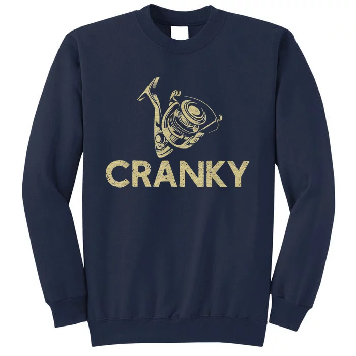 Crankbait Fishing Lure Cranky Funny Gift Ideas For Fishing Tall Sweatshirt