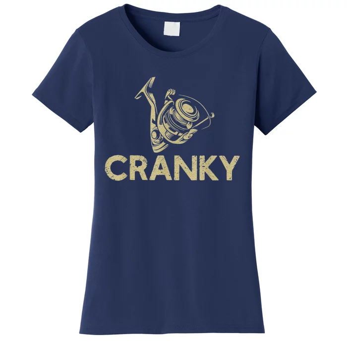 Crankbait Fishing Lure Cranky Funny Gift Ideas For Fishing Women's T-Shirt