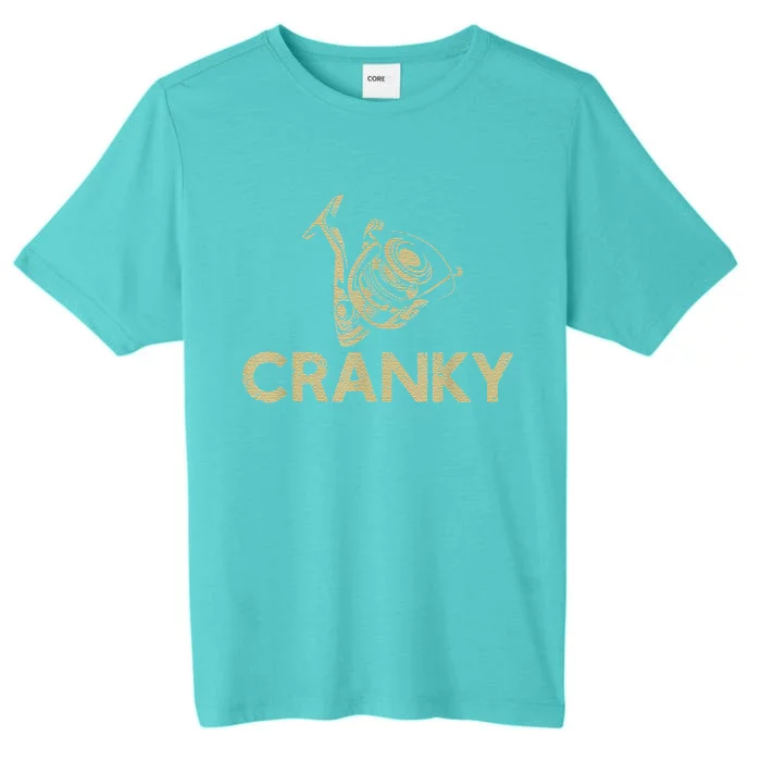 Crankbait Fishing Lure Cranky Funny Gift Ideas For Fishing ChromaSoft Performance T-Shirt