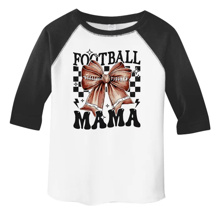 Coquette Football Mama Mom Mother Toddler Fine Jersey T-Shirt