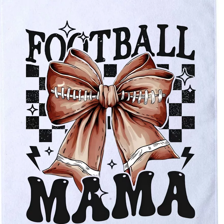 Coquette Football Mama Mom Mother Platinum Collection Golf Towel