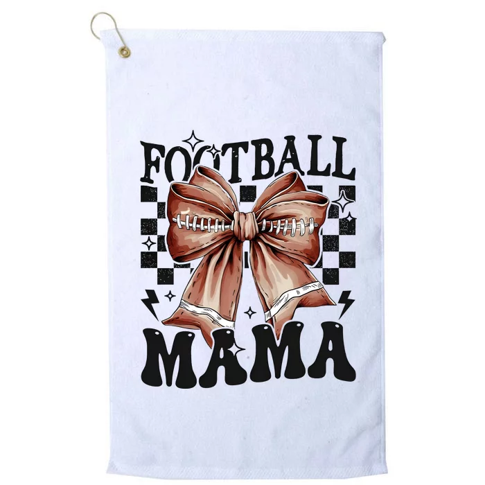 Coquette Football Mama Mom Mother Platinum Collection Golf Towel