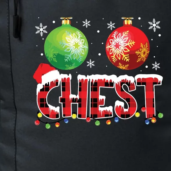 Chestnuts Funny Matching Couples Christmas Lights Nuts Chest Daily Commute Backpack