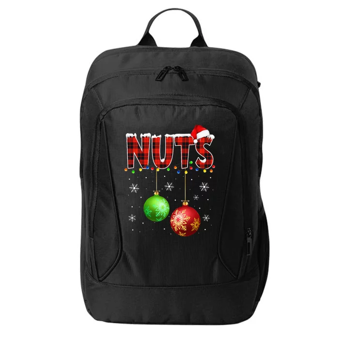 Chestnuts Funny Matching Couples Christmas Lights Nuts City Backpack