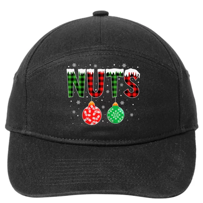 ChestNuts Funny Matching Chestnuts Christmas Couples Nuts 7-Panel Snapback Hat