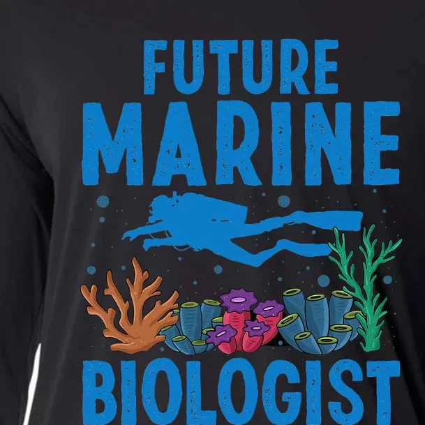 Cool Future Marine Biologist For Wo Marine Biology Cooling Performance Long Sleeve Crew