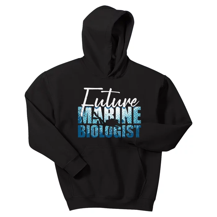 Cool Future Marine Biologist For Wo Marine Biology Kids Hoodie