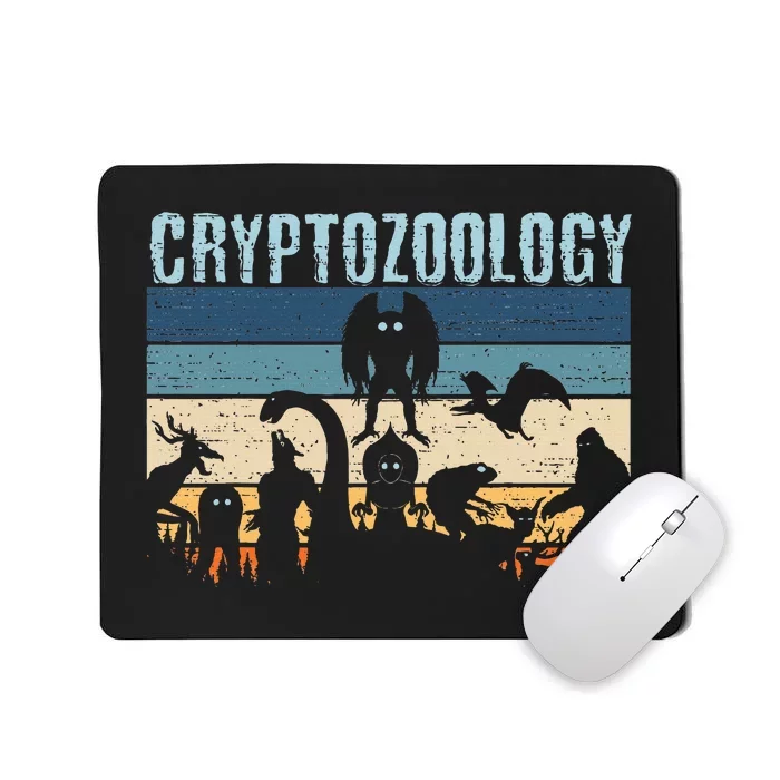 Cryptid Fantasy Monsters Mythical Creatures! Cryptozoology Mousepad