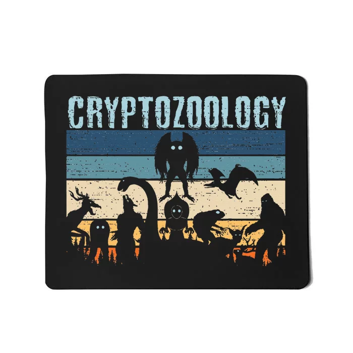 Cryptid Fantasy Monsters Mythical Creatures! Cryptozoology Mousepad