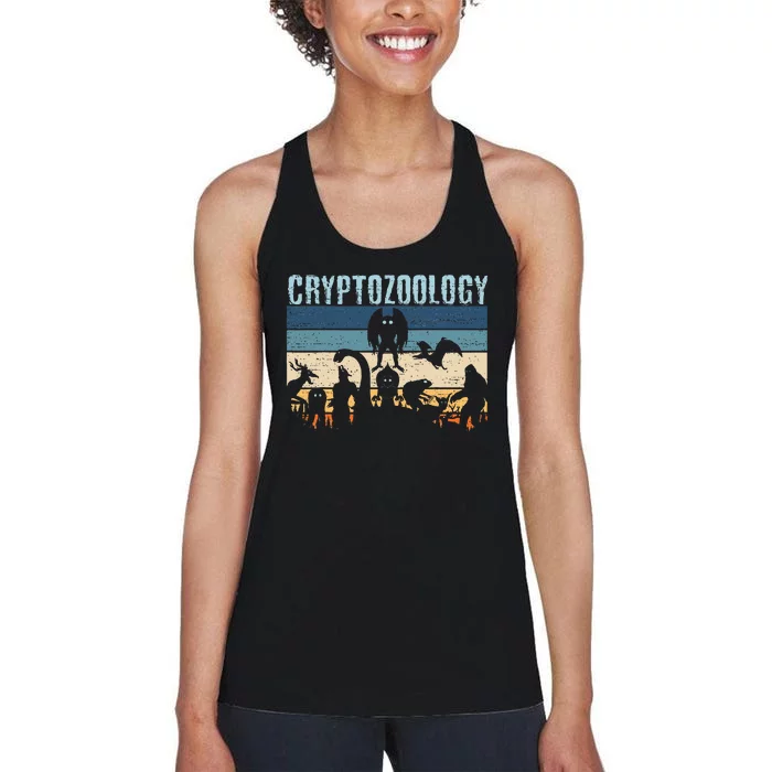 Cryptid Fantasy Monsters Mythical Creatures! Cryptozoology Women's Racerback Tank