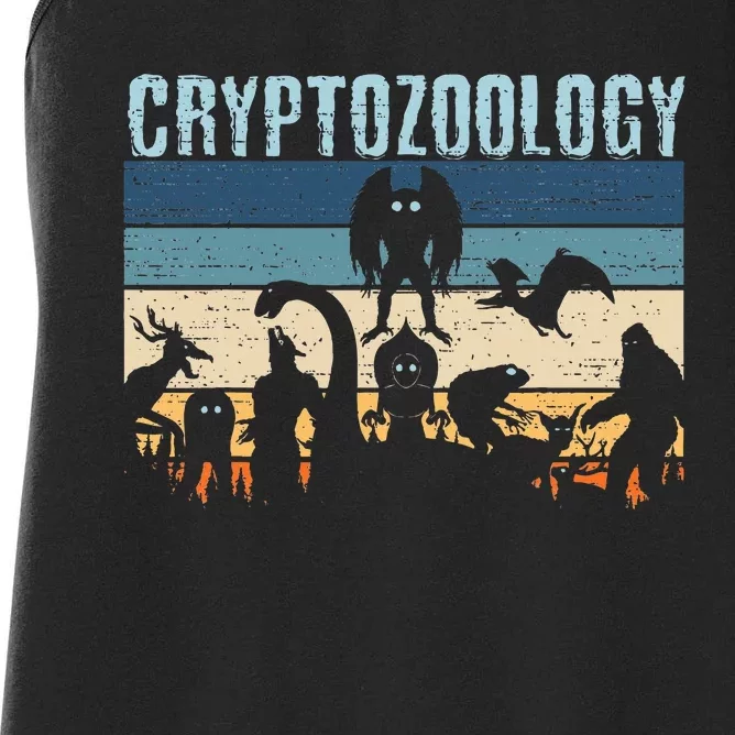 Cryptid Fantasy Monsters Mythical Creatures! Cryptozoology Women's Racerback Tank