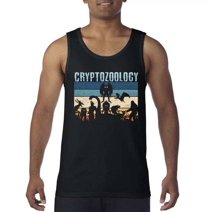 Cryptid Fantasy Monsters Mythical Creatures! Cryptozoology Tank Top