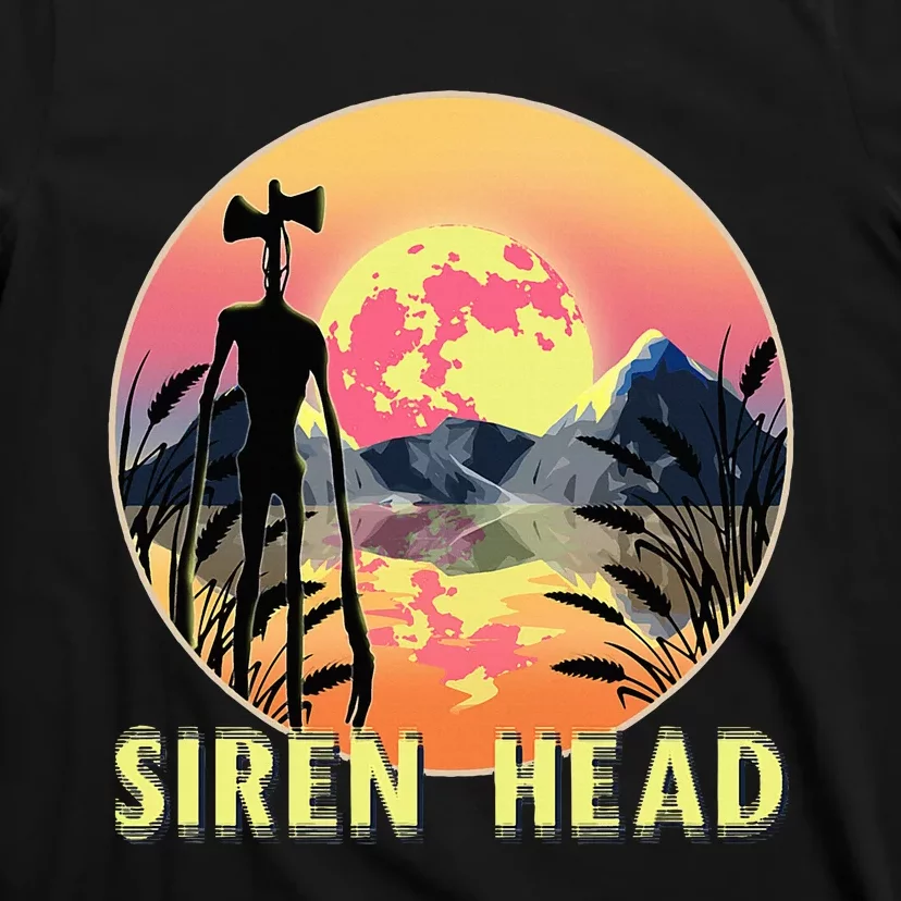 Cryptid Full Moon And Siren Head T-Shirt