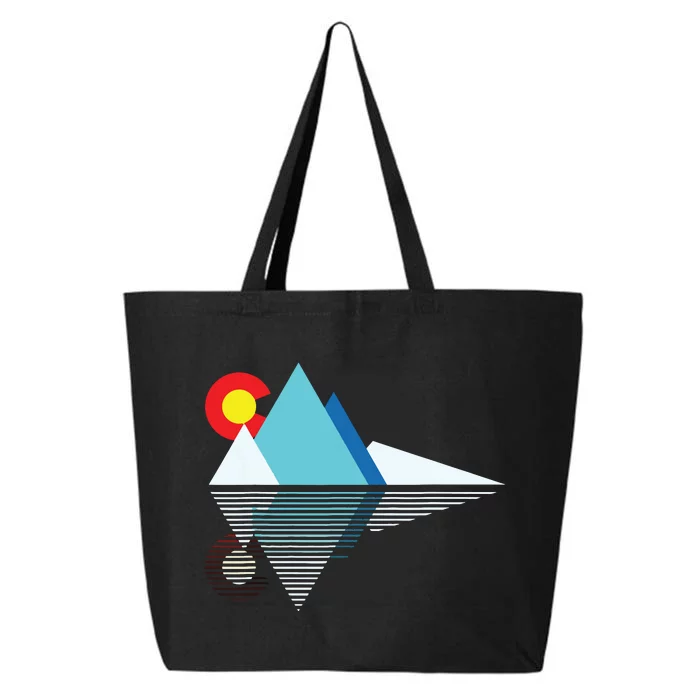 Colorado Flag Mountain 25L Jumbo Tote