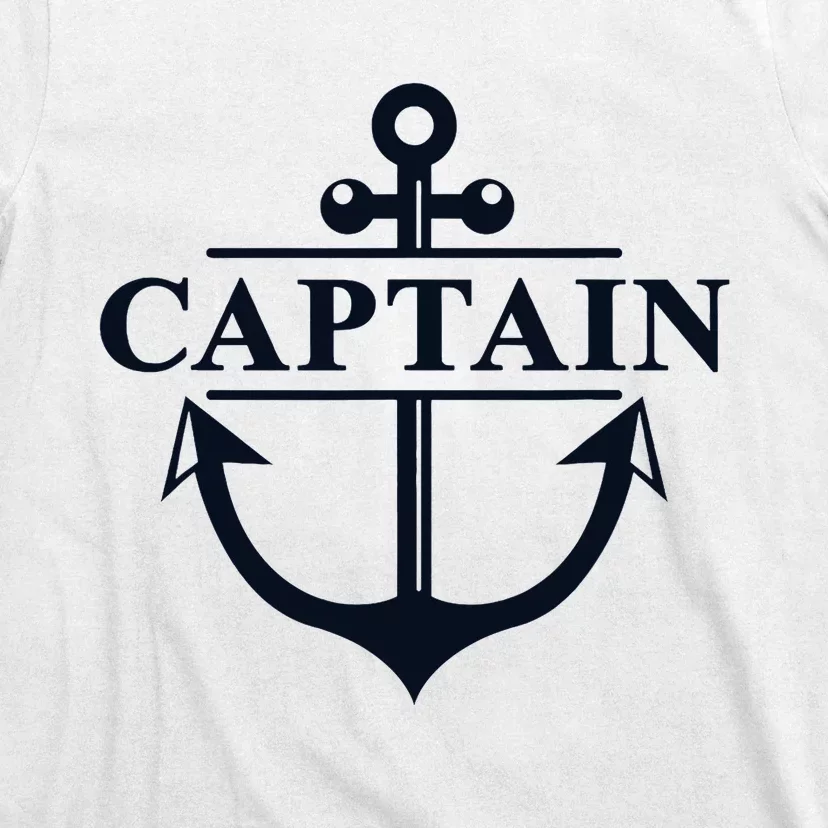 Captain & First Mate Matching Set Pontoon Boat Sailing T-Shirt