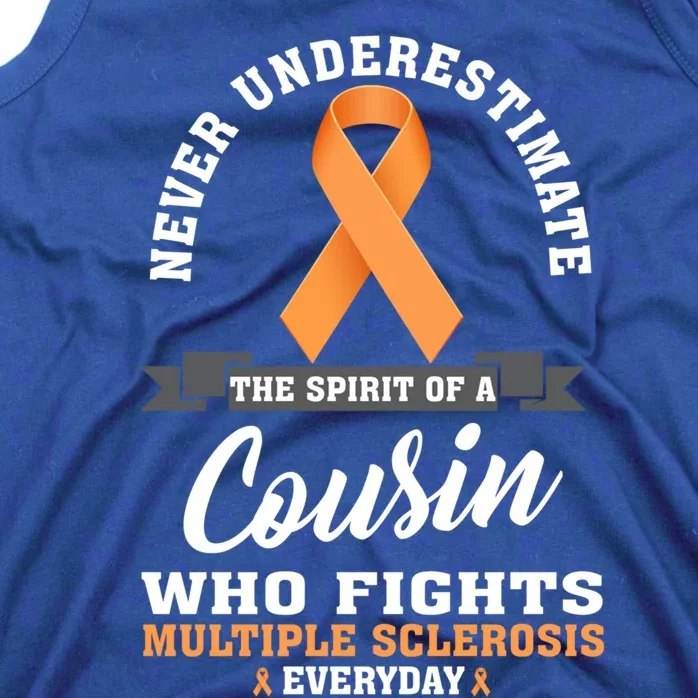 Cousin Fights Multiple Sclerosis Ms Warrior Gift Tank Top