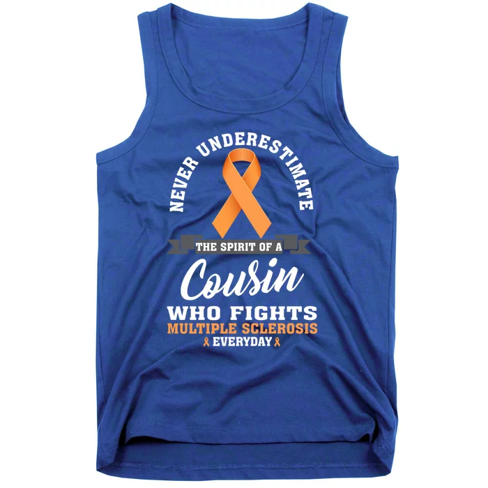 Cousin Fights Multiple Sclerosis Ms Warrior Gift Tank Top