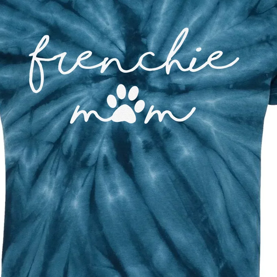 Cute Frenchie Mom Kids Tie-Dye T-Shirt