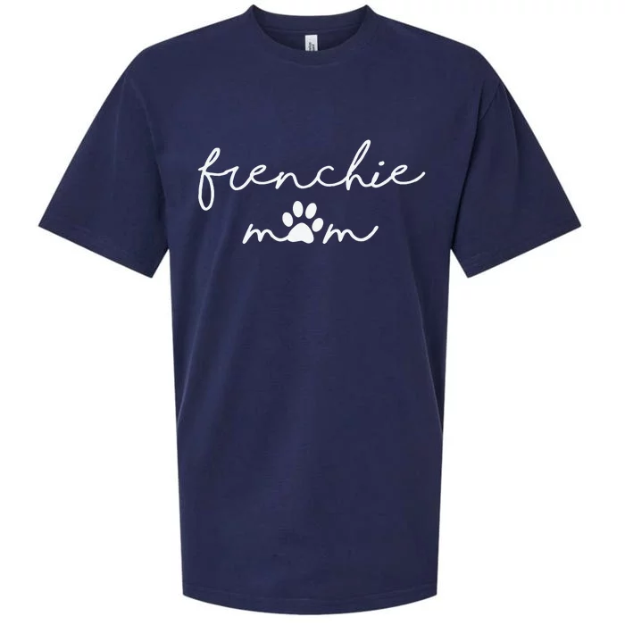 Cute Frenchie Mom Sueded Cloud Jersey T-Shirt