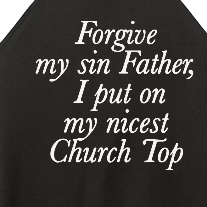 Chaewon Forgive My Sin Father I Put On My Nicest Church Women’s Perfect Tri Rocker Tank