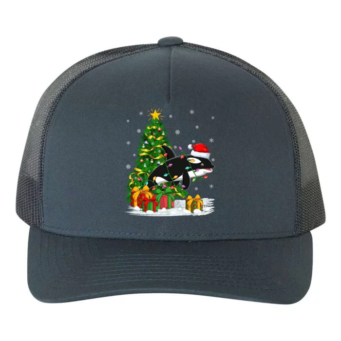 Costume Family Matching Lights Xmas Orca Killer Whale Lover Great Gift Yupoong Adult 5-Panel Trucker Hat