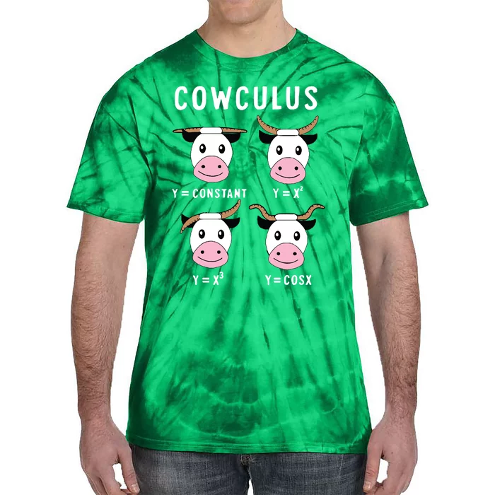 Cowculus Funny Math Teacher Tie-Dye T-Shirt