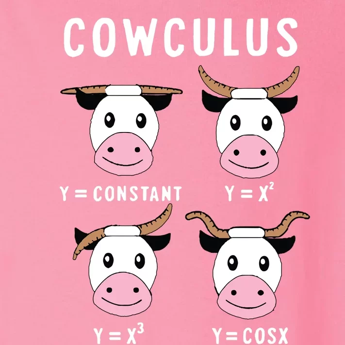 Cowculus Funny Math Teacher Toddler Long Sleeve Shirt