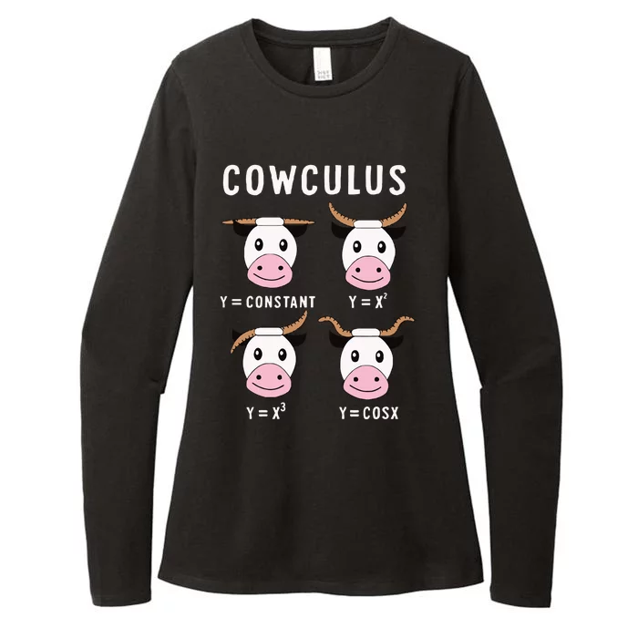 Cowculus Funny Math Teacher Womens CVC Long Sleeve Shirt