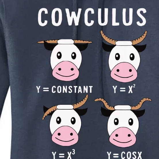 Cowculus Funny Math Teacher Women's Pullover Hoodie