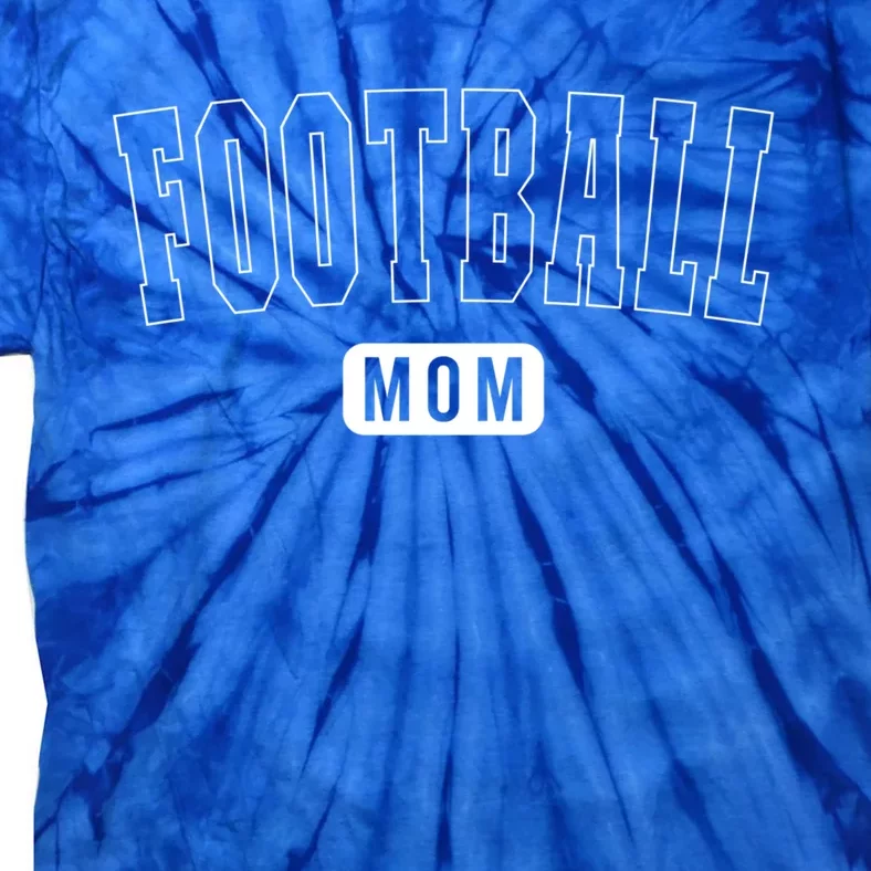 Cute Football Mom Athletic Text Gift Tie-Dye T-Shirt