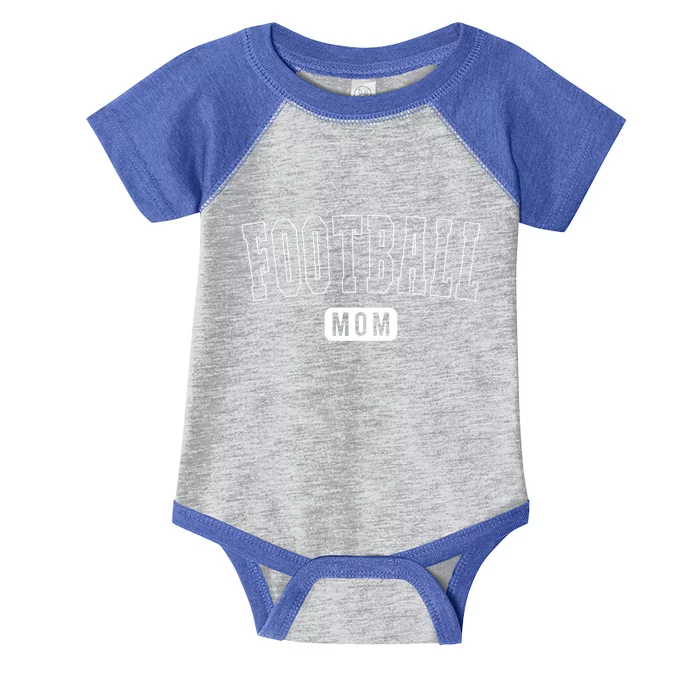 Cute Football Mom Athletic Text Gift Infant Baby Jersey Bodysuit