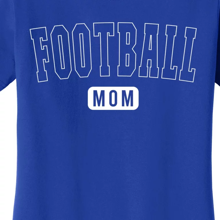 Cute Football Mom Athletic Text Gift Women's T-Shirt