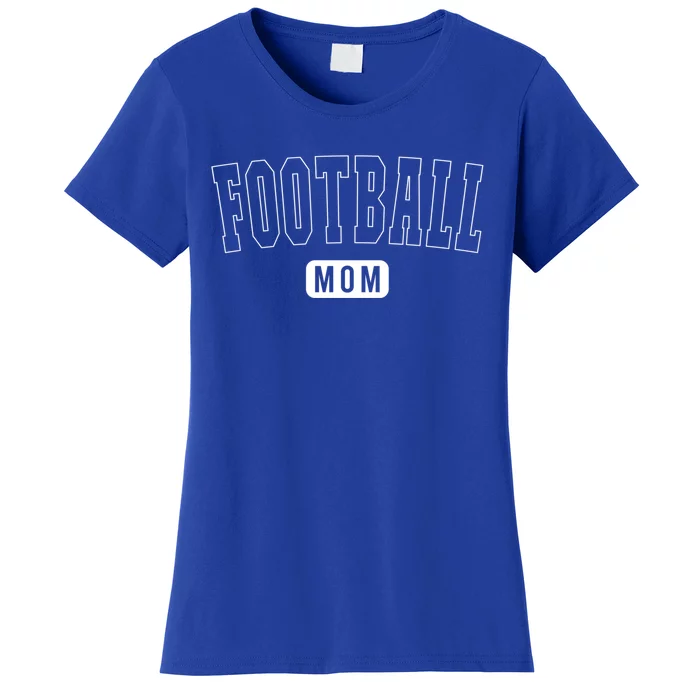 Cute Football Mom Athletic Text Gift Women's T-Shirt