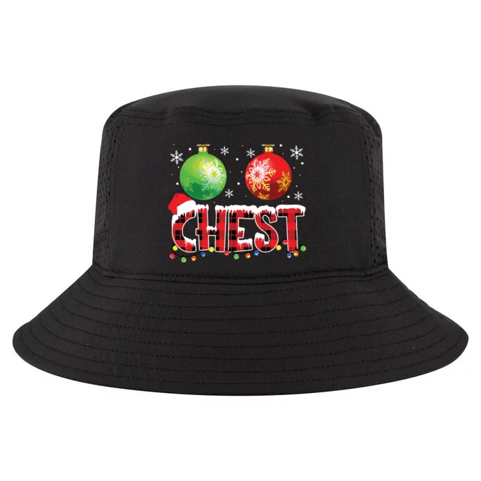 Chestnuts Funny Matching Couples Christmas Lights Nuts Chest Cool Comfort Performance Bucket Hat