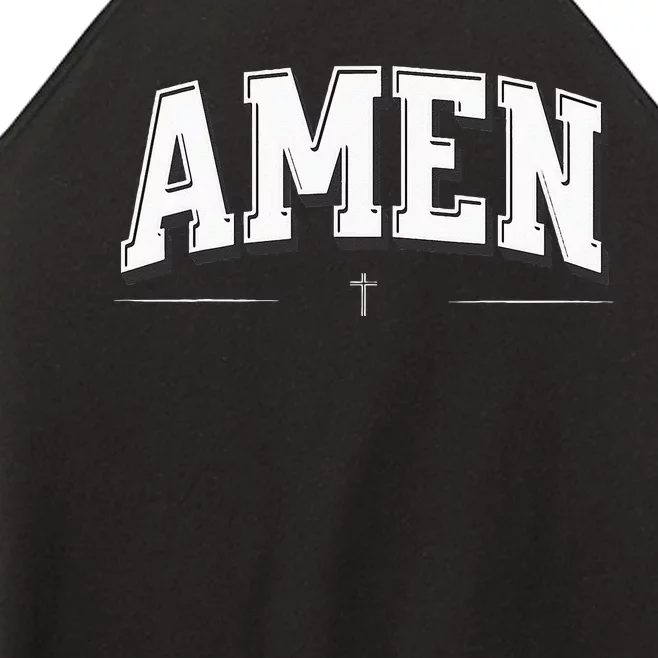 Christian For Men AMEN Women’s Perfect Tri Rocker Tank