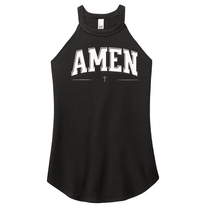 Christian For Men AMEN Women’s Perfect Tri Rocker Tank