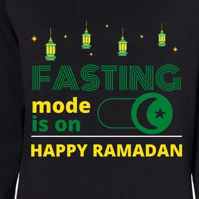 Cool Fasting Mode Is On Happy Ramadan Gift Womens California Wash Sweatshirt