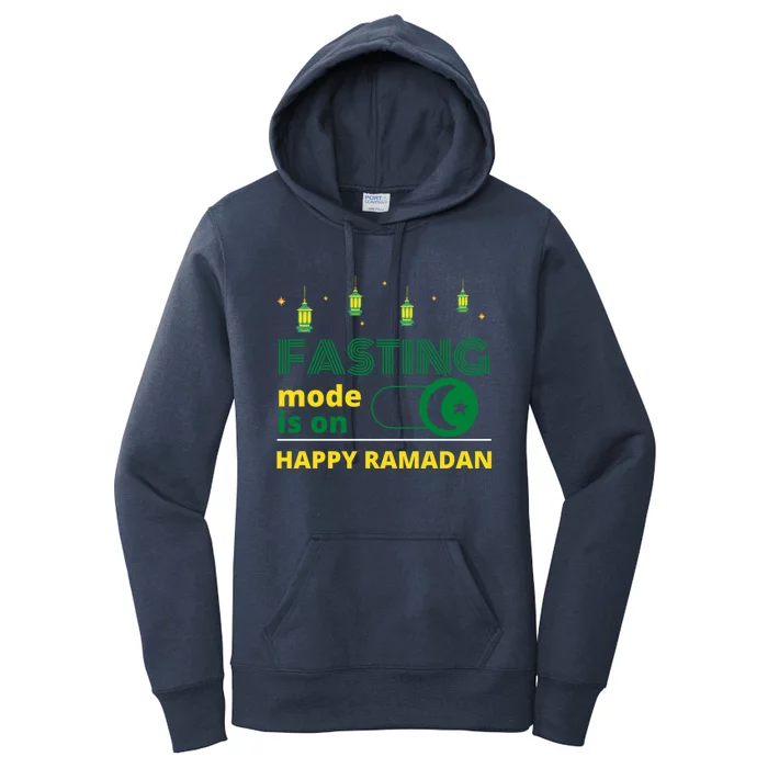 Cool Fasting Mode Is On Happy Ramadan Gift Women's Pullover Hoodie