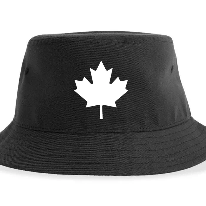 Canadian Flag Maple Leaf Canada Day Sustainable Bucket Hat