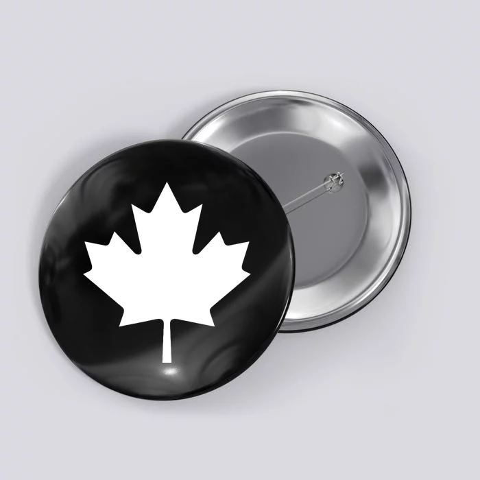 Canadian Flag Maple Leaf Canada Day Button