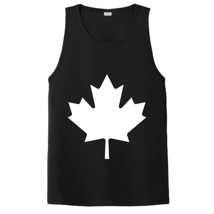 Canadian Flag Maple Leaf Canada Day Performance Tank