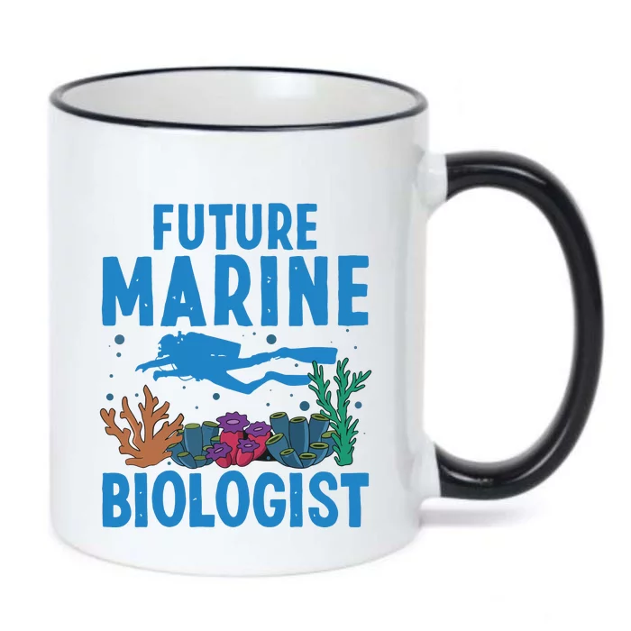 Cool Future Marine Biologist For Men Women Marine Biology Black Color Changing Mug