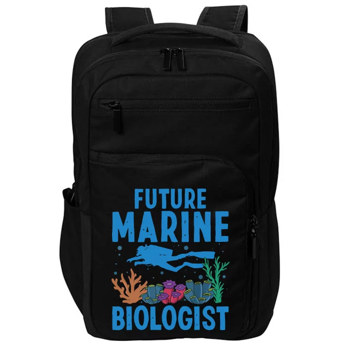 Cool Future Marine Biologist For Men Women Marine Biology Impact Tech Backpack