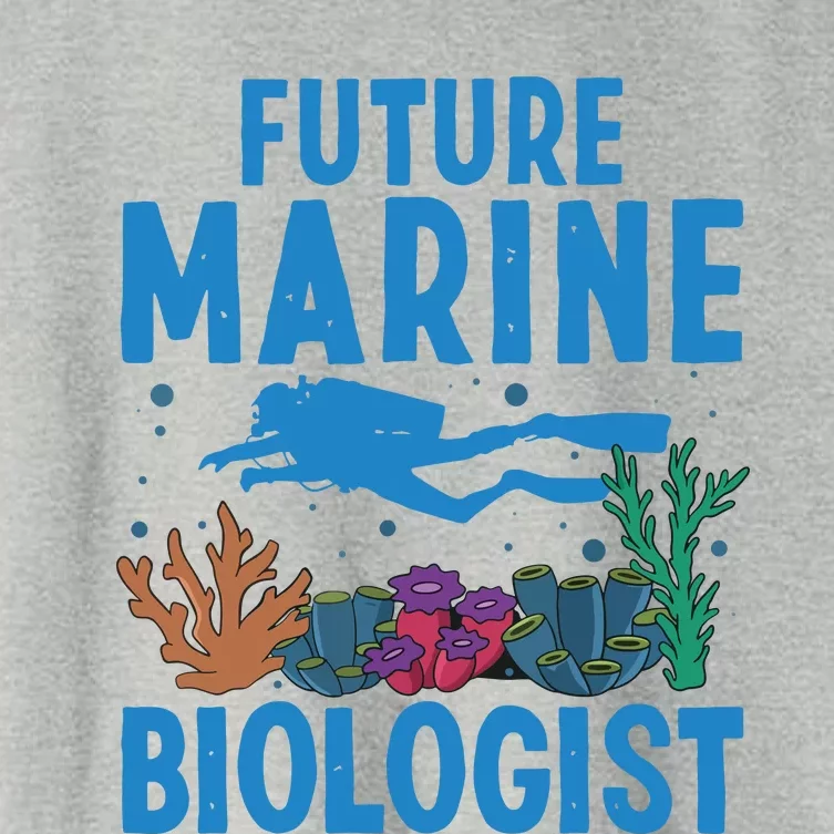 Cool Future Marine Biologist For Men Women Marine Biology Women's Crop Top Tee