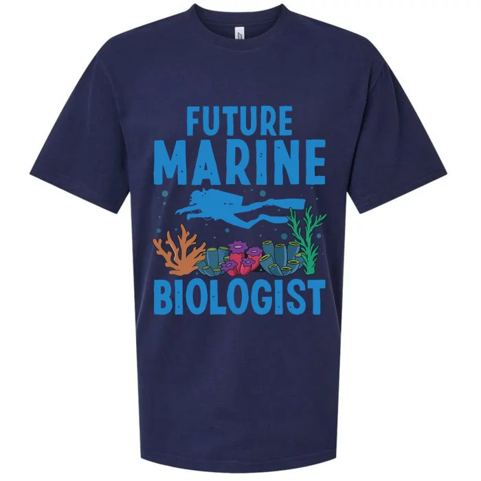 Cool Future Marine Biologist For Men Women Marine Biology Sueded Cloud Jersey T-Shirt