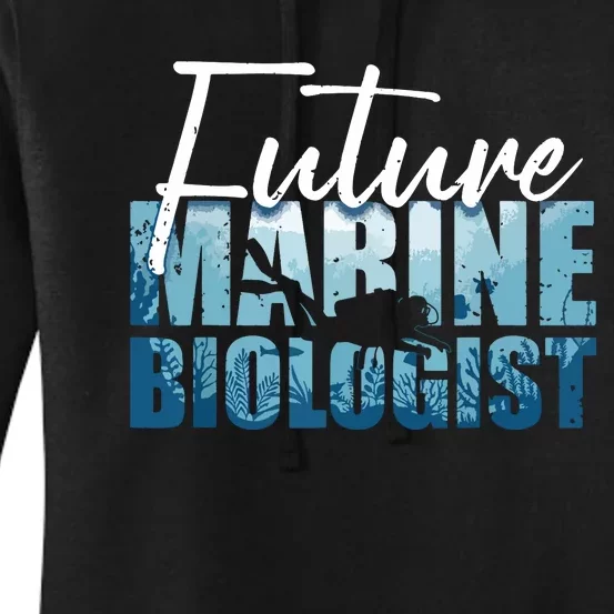 Cool Future Marine Biologist For Men Women Marine Biology Women's Pullover Hoodie